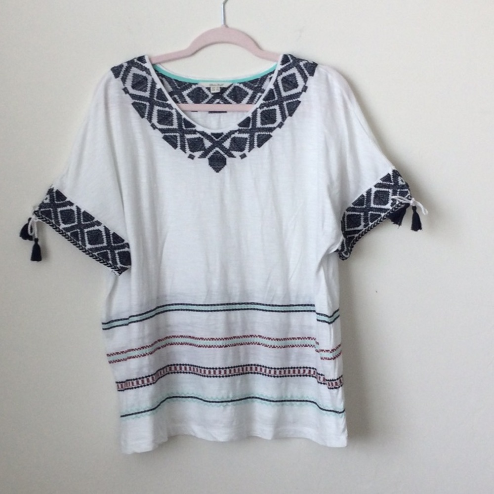 White Stuff embroidered top